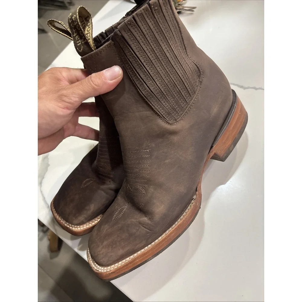 Cuatrero Boots Square Chelsea Size 6.5